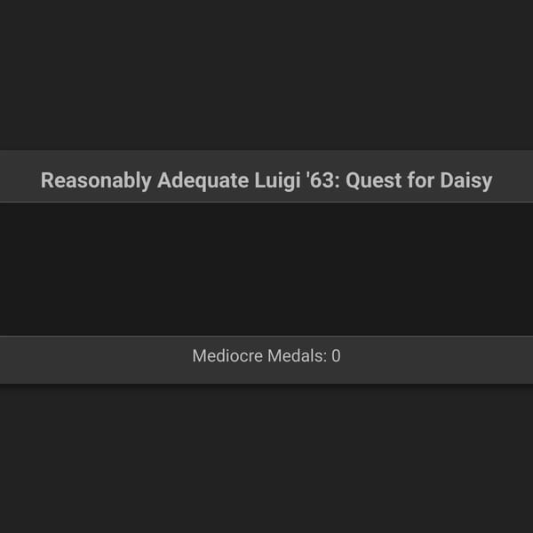 Reasonably Adequate Luigi '63