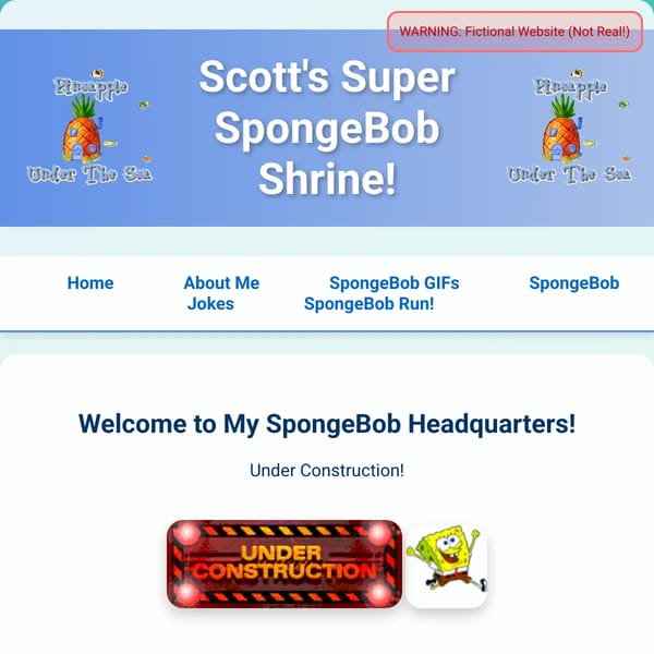 Scott's SpongeBob Fan Page!