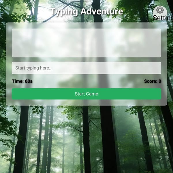 Typing Adventure