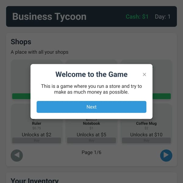  Business game