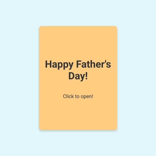 Happy Father's Day!