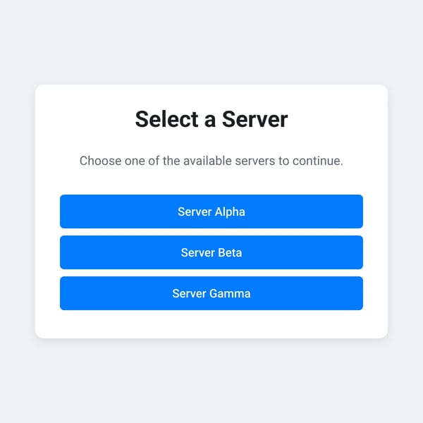 You pick the website
