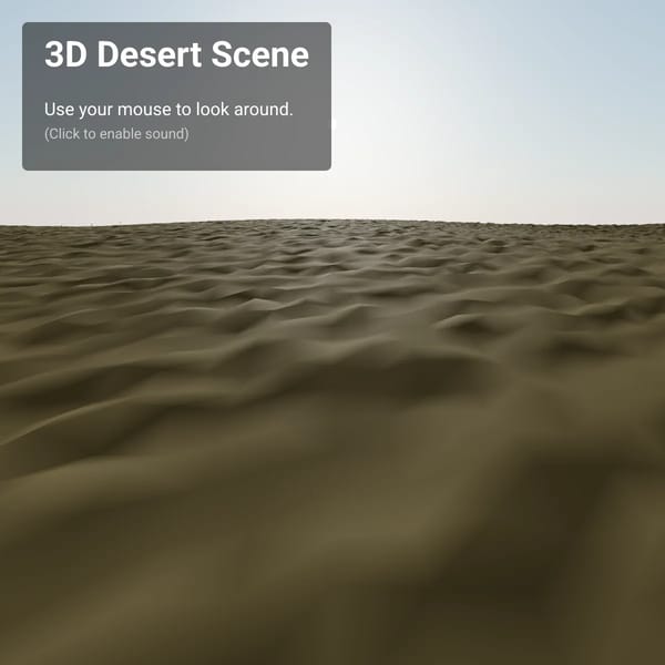 3D Desert