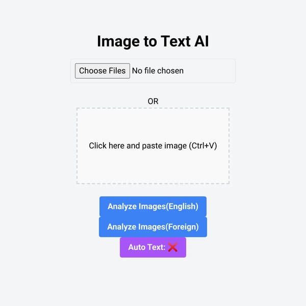Image to Text AI