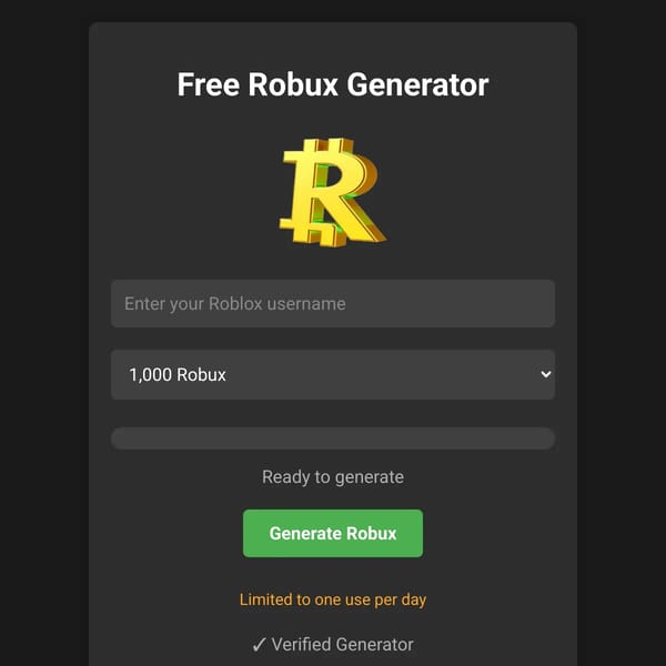 Free Robux Generator 2021 [REAL!]