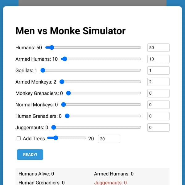 Men vs Monke Simulator