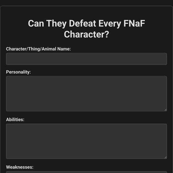 Can They Defeat FNaF?