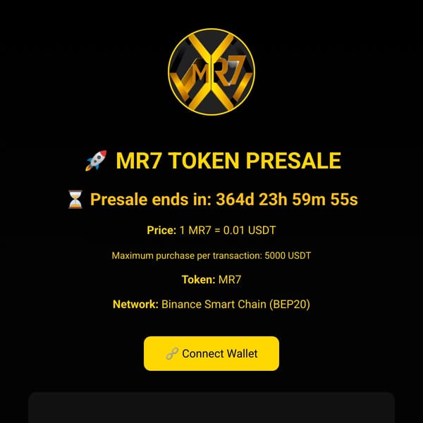 MR7 TOKEN Presale