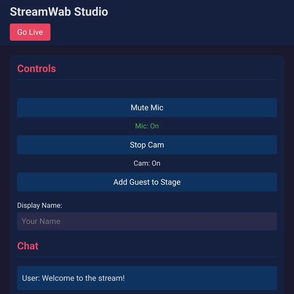 StreamWab Studio