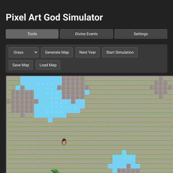 Pixel Art God Simulator