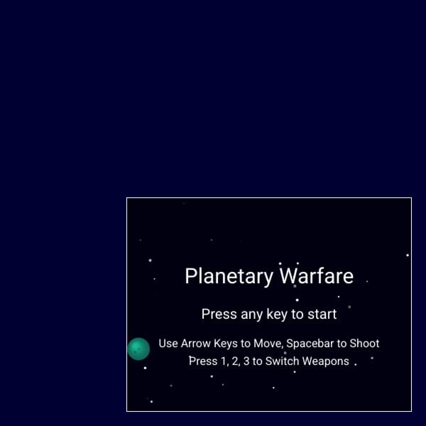 Planetary Warfare