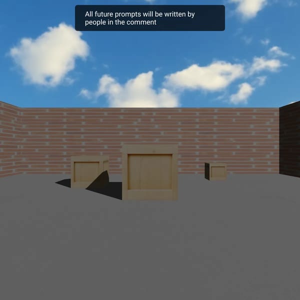 Game but all prompts are written by comments
