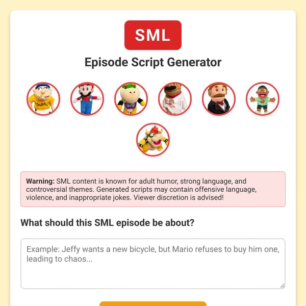 SML Episode Generator