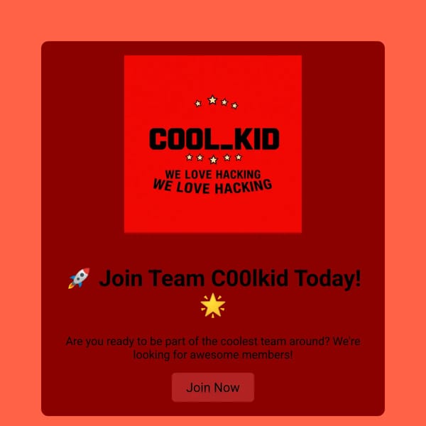 Welovehacking.Coolkid.com
