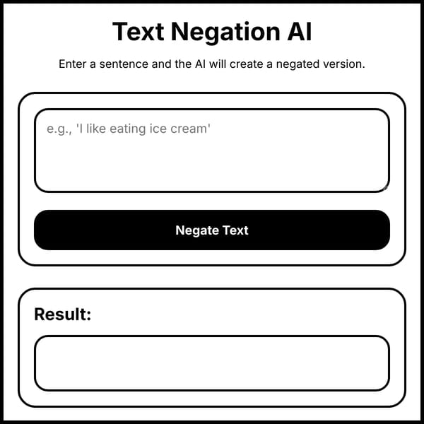 Text Negation AI