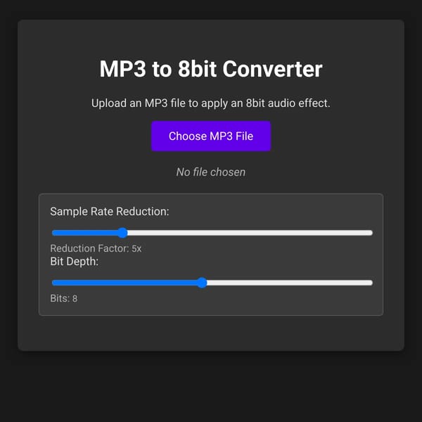 MP3 to 8bit Converter