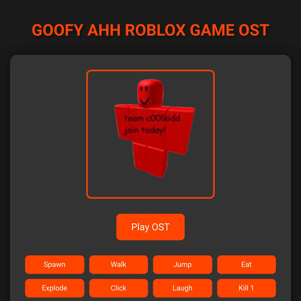 GOOFY AHH ROBLOX GAME OST