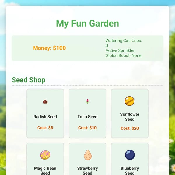Grow a garden