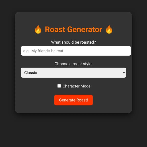 Roast Generator