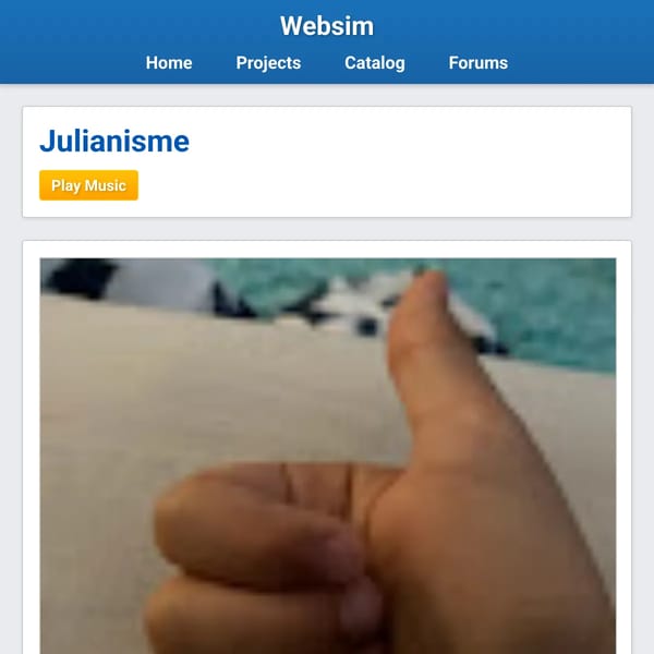 Websim Profile - Classic Style