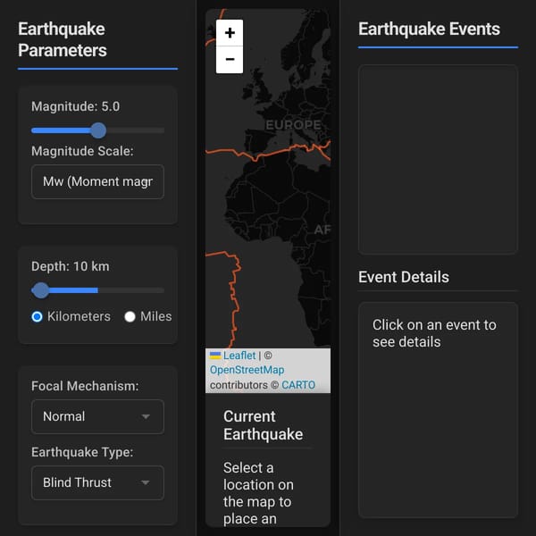 Earthquake Simulator