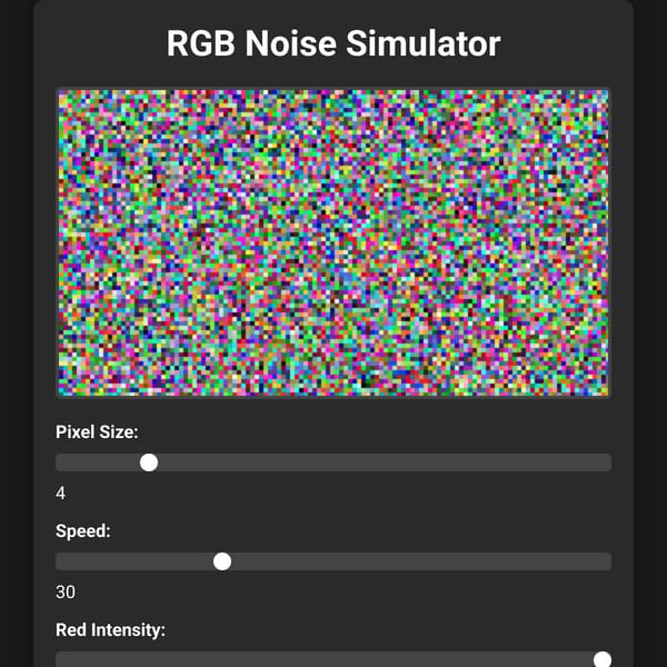 RGB Noise Simulator