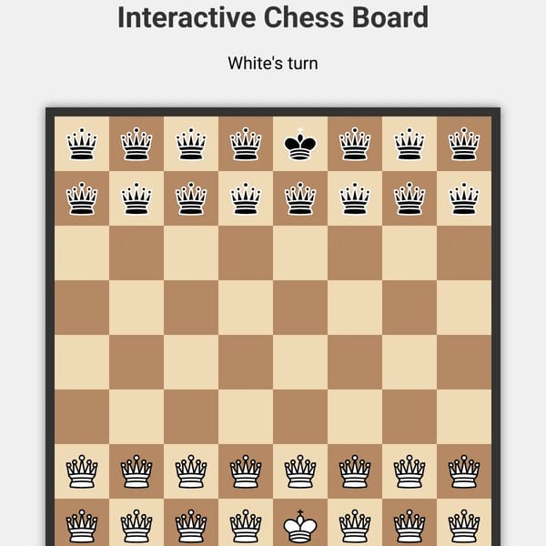 Queen Only chess