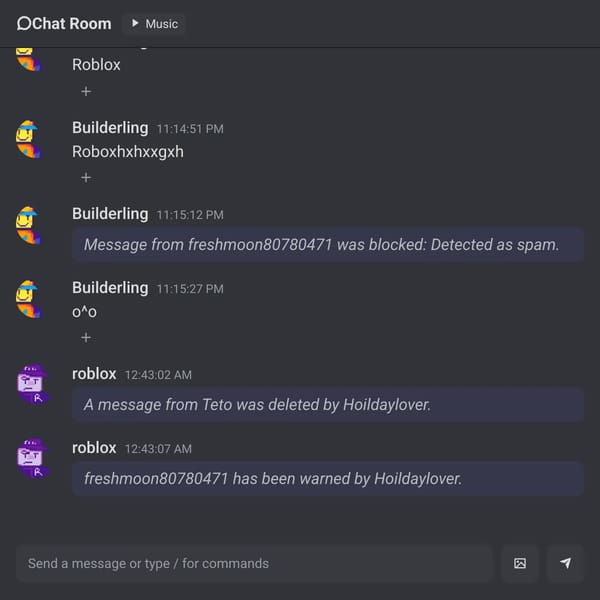 Builderling chat room