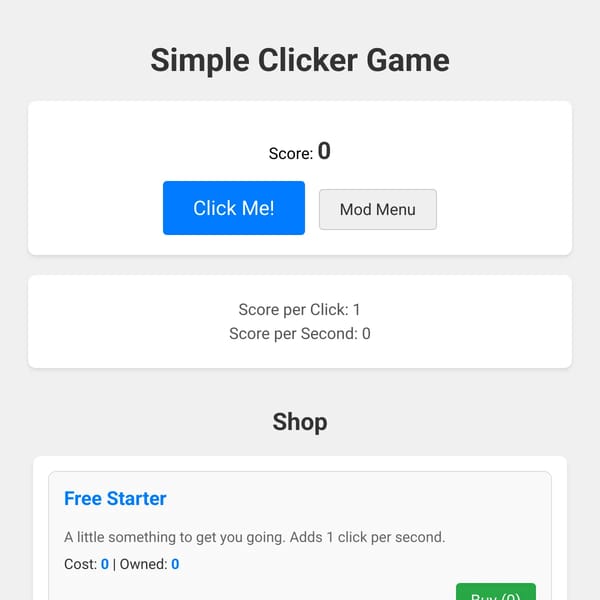 Simple Clicker