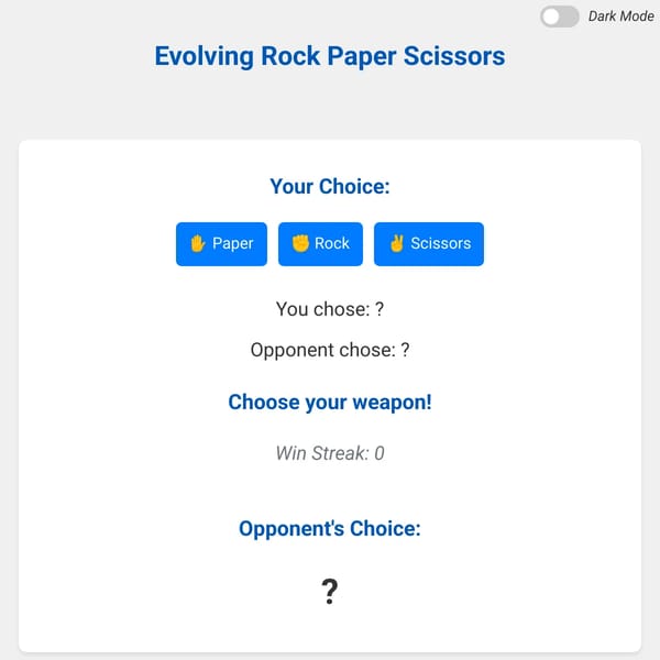 New rules rock paper scissors