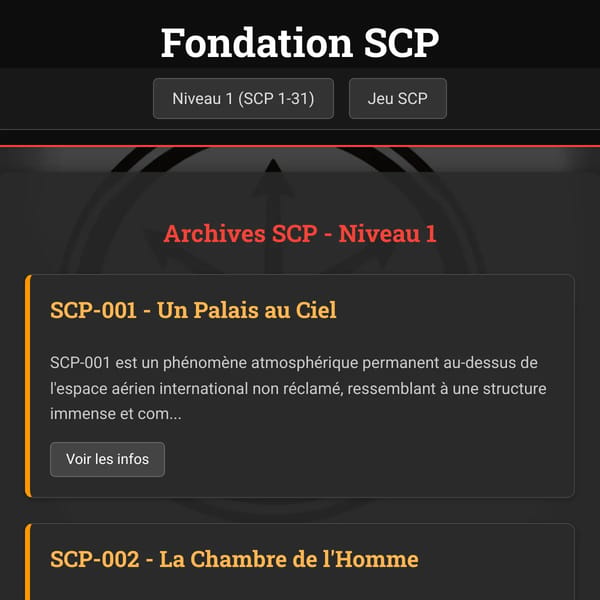 Fondation SCP