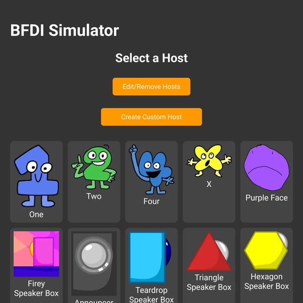 BFDI Remix (credits to cozyrain82826886 for v1 idea)