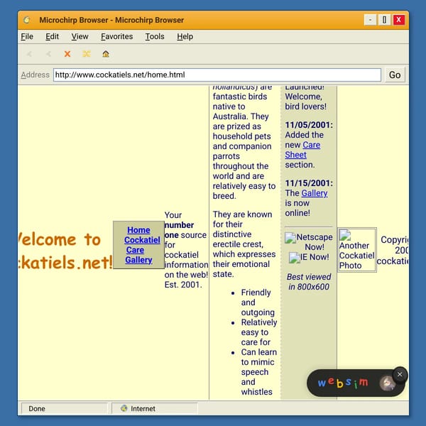 Microchirp Browser
