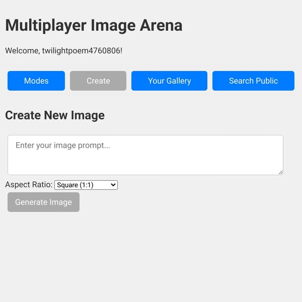 Multiplayer Image Arena