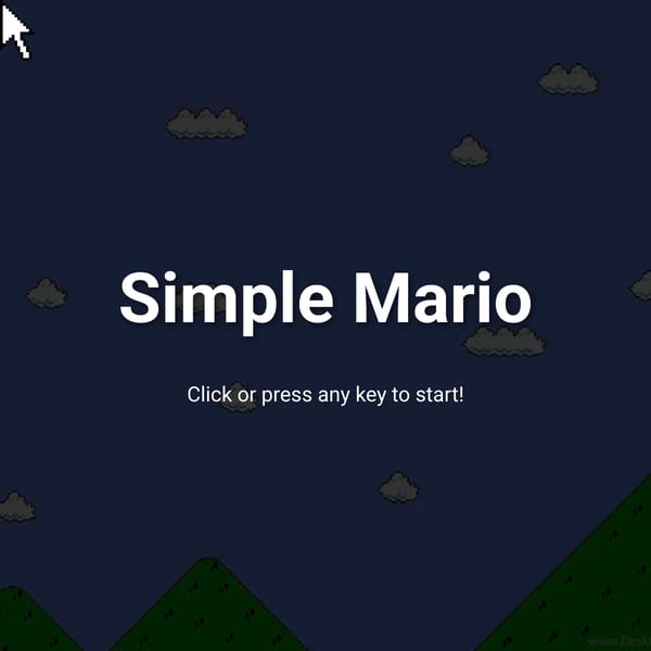 Simple Mario (1876) Circa 20003 : Banned 1876 Game