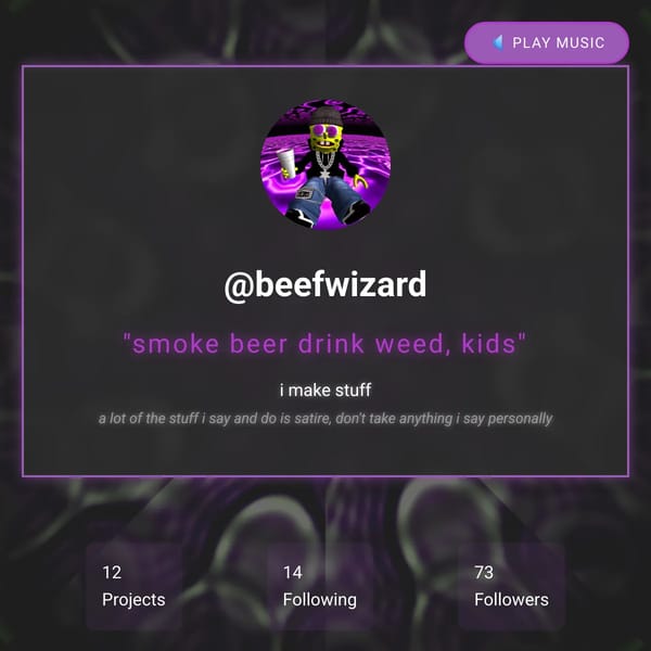 beefwizard's profile :3