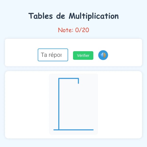 Jeu des Tables de Multiplication