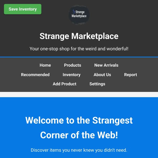 Strange Marketplace
