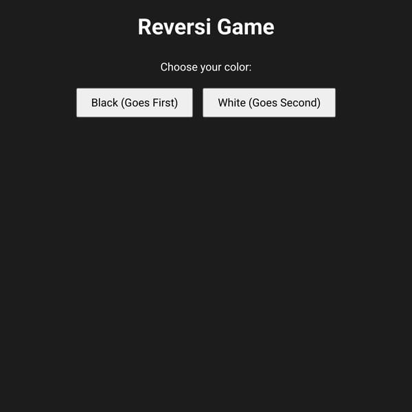 Reversi Game