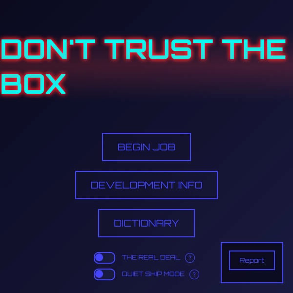 Don't Trust The Box