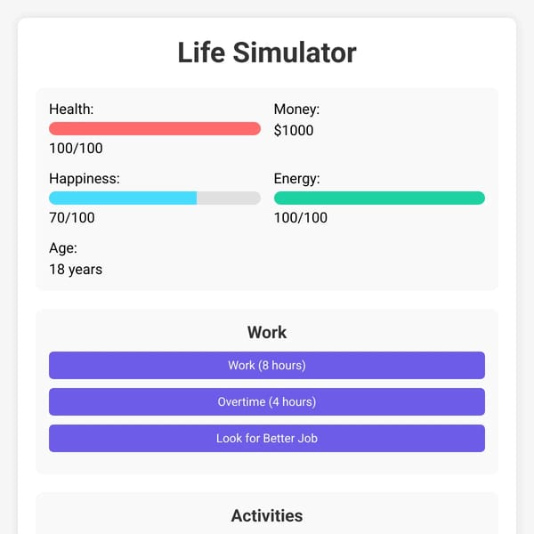 Life Simulator