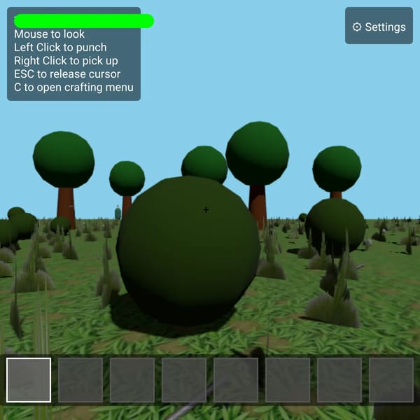 3D Grassy World