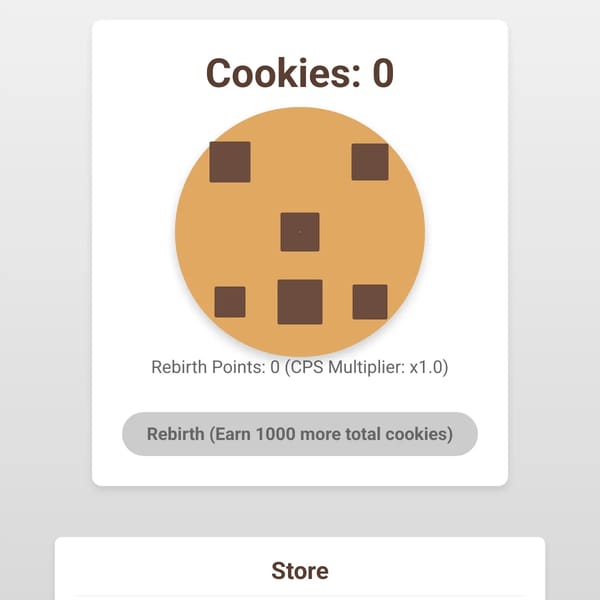 Simple Cookie Clicker