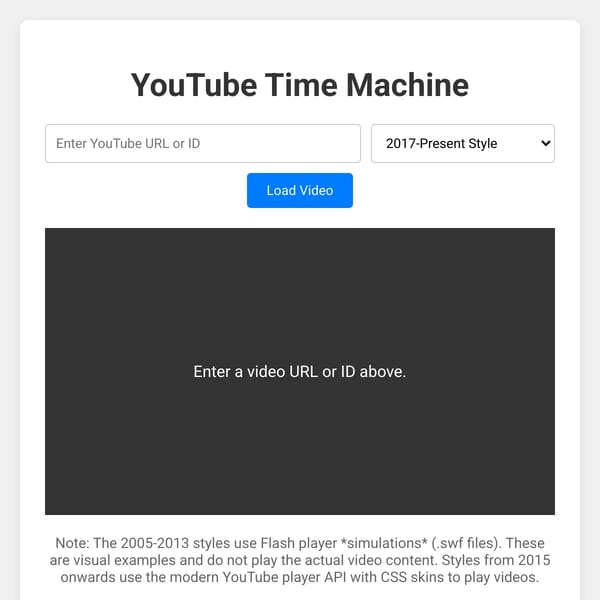 YouTube Player Styles