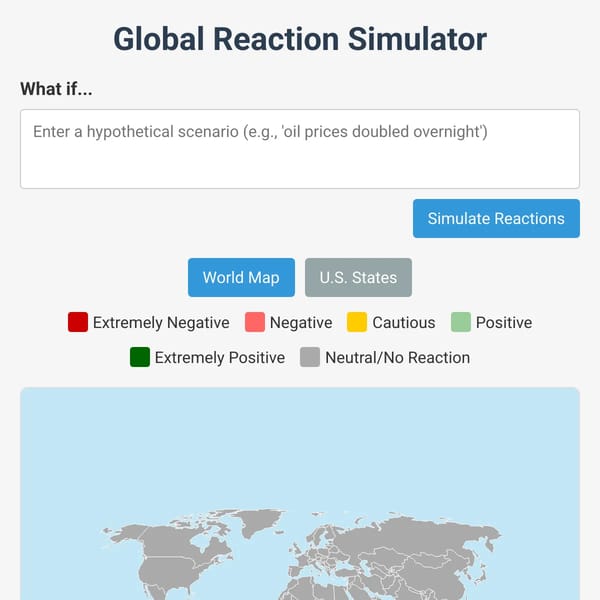 Global Reaction Simulator