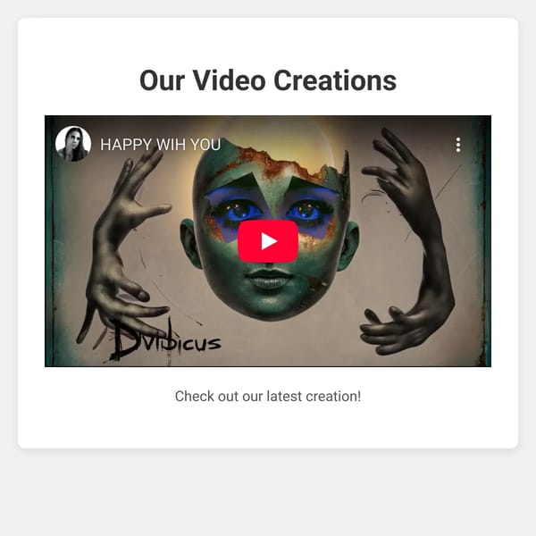 Video Creations Showcase