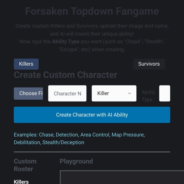 Forsaken Fangame (HELP THIS PROJECT BY REMIXING)