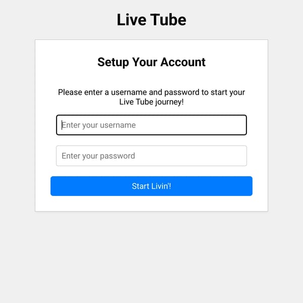 Livetube-boardcast yourself