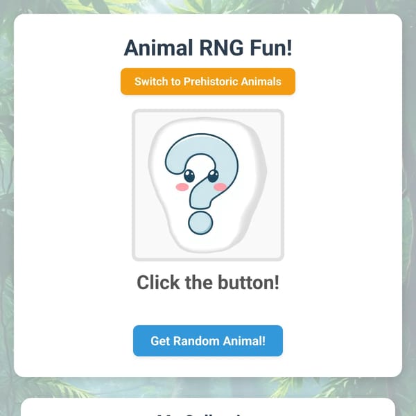 The Animal RNG (WIP)