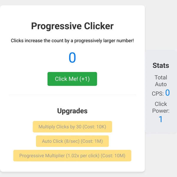 Progressive Clicker
